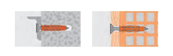 Slika vložka v polni in votli steni